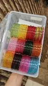 Trending Jelly Finish Glass Bangles Combo Set Exporters In India